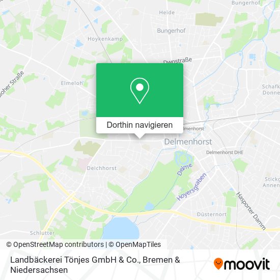 Landbäckerei Tönjes GmbH & Co. Karte