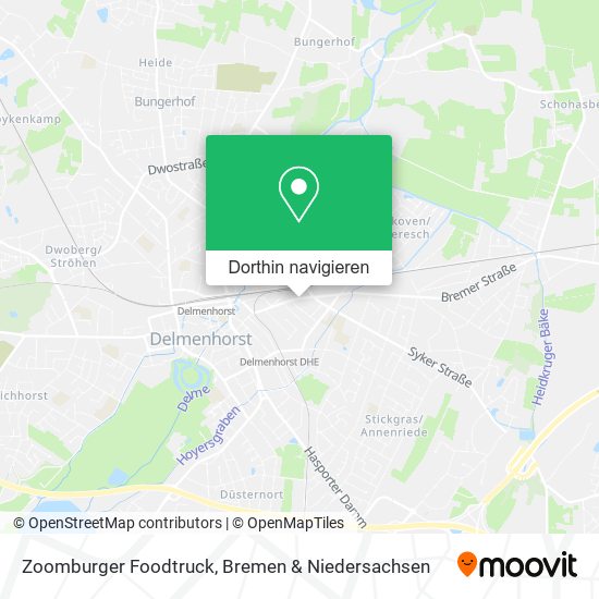Zoomburger Foodtruck Karte
