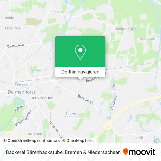 Bäckerei Bärenbackstube Karte