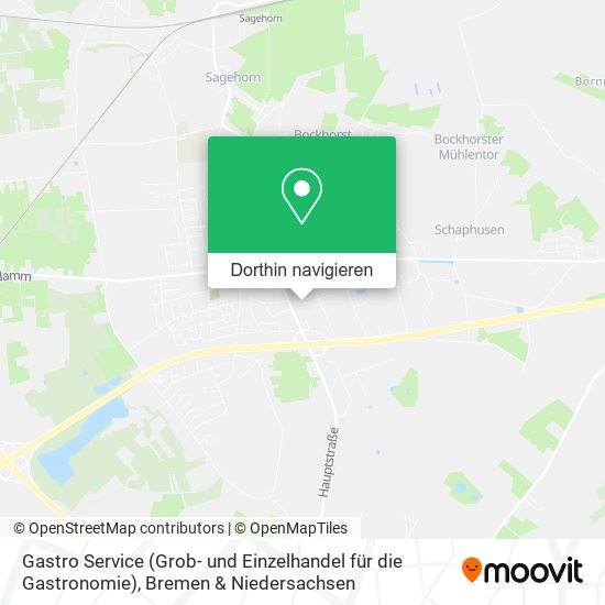 Gastro Service (Grob- und Einzelhandel für die Gastronomie) Karte