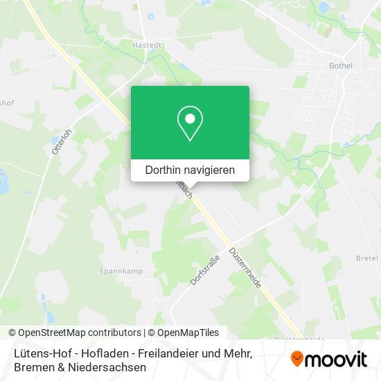 Lütens-Hof - Hofladen - Freilandeier und Mehr Karte
