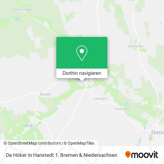 De Höker in Hanstedt 1 Karte