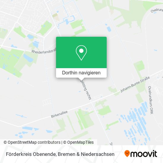 Förderkreis Obenende Karte