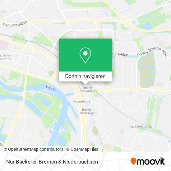 Nur Bäckerei Karte