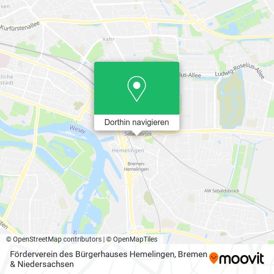 Förderverein des Bürgerhauses Hemelingen Karte