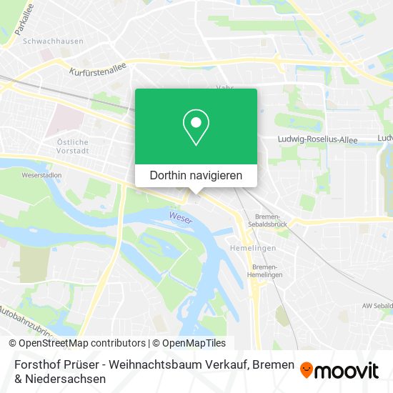Forsthof Prüser - Weihnachtsbaum Verkauf Karte