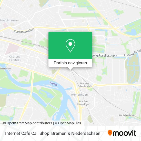 Internet Café Call Shop Karte