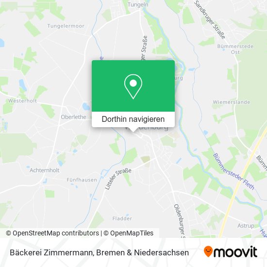 Bäckerei Zimmermann Karte