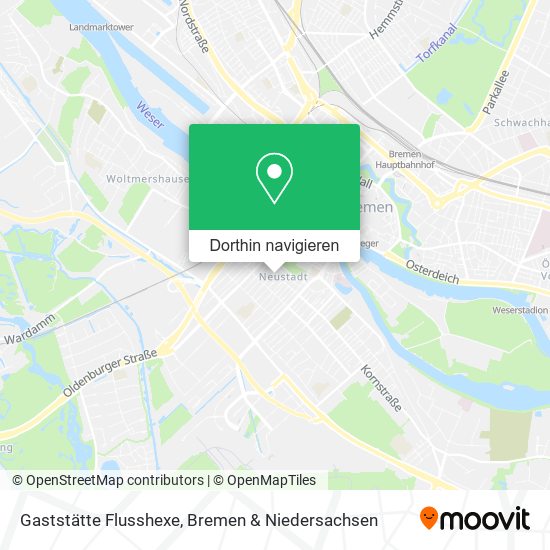 Gaststätte Flusshexe Karte
