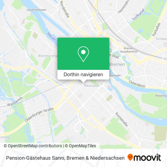 Pension-Gästehaus Sanni Karte