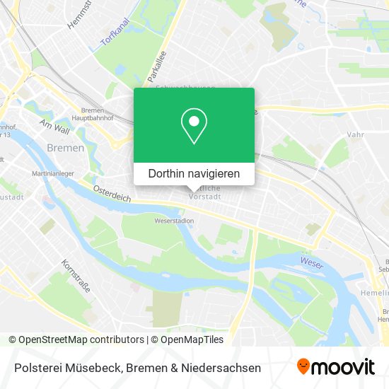 Polsterei Müsebeck Karte