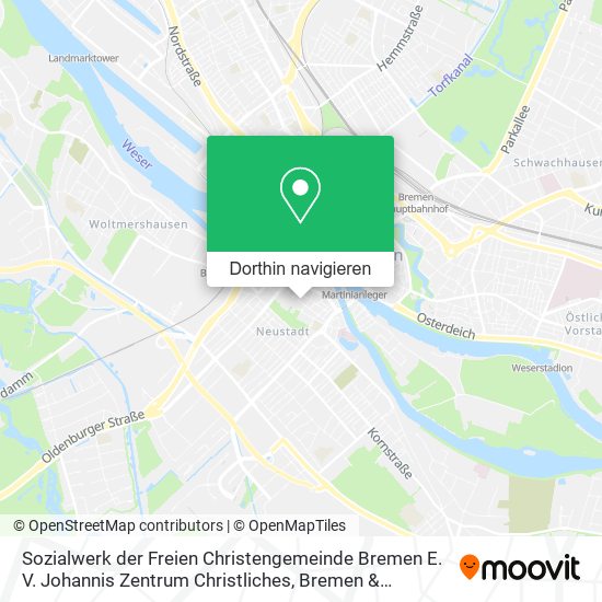 Sozialwerk der Freien Christengemeinde Bremen E. V. Johannis Zentrum Christliches Karte