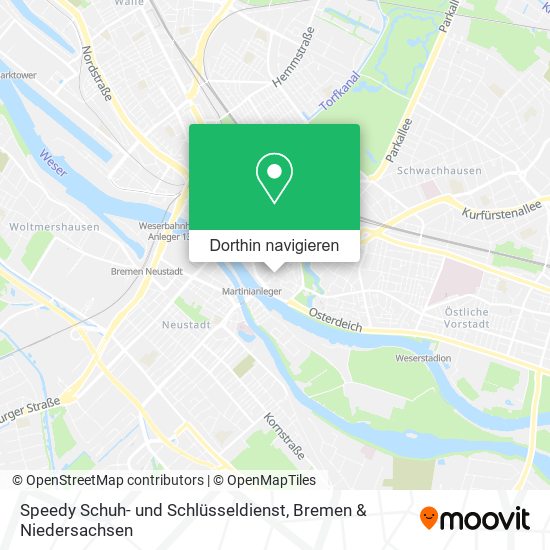 Speedy Schuh- und Schlüsseldienst Karte