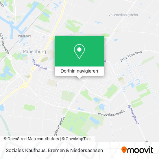 Soziales Kaufhaus Karte