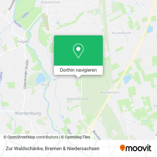 Zur Waldschänke Karte