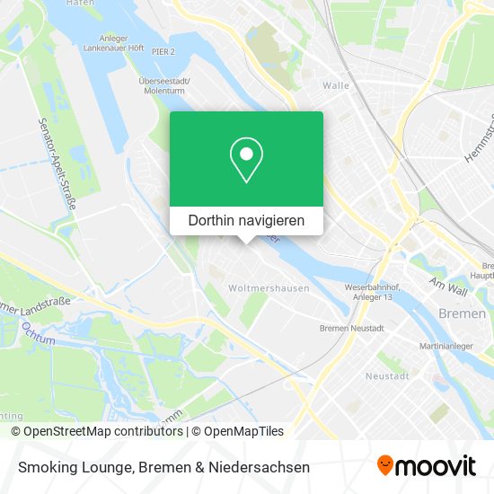 Smoking Lounge Karte