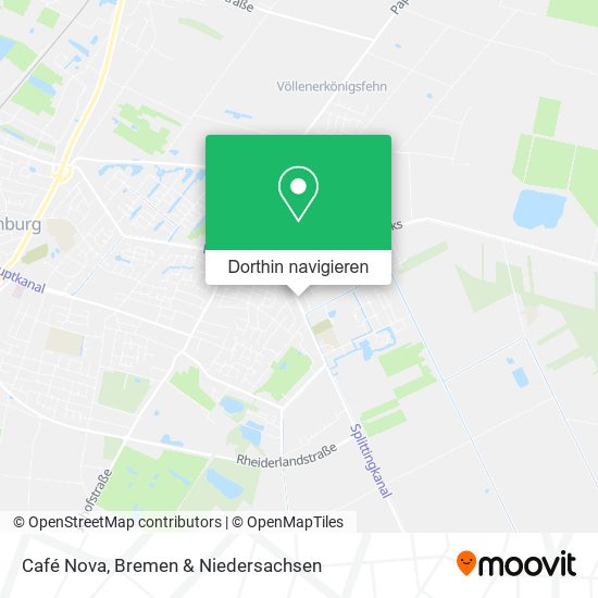 Café Nova Karte