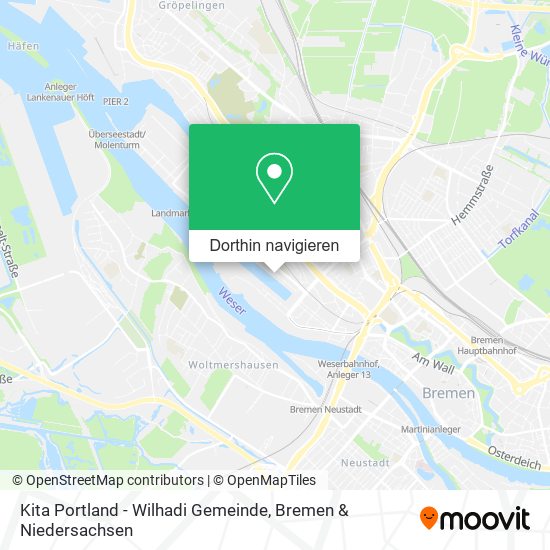 Kita Portland - Wilhadi Gemeinde Karte