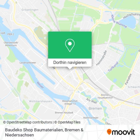 Baudeko Shop Baumaterialien Karte