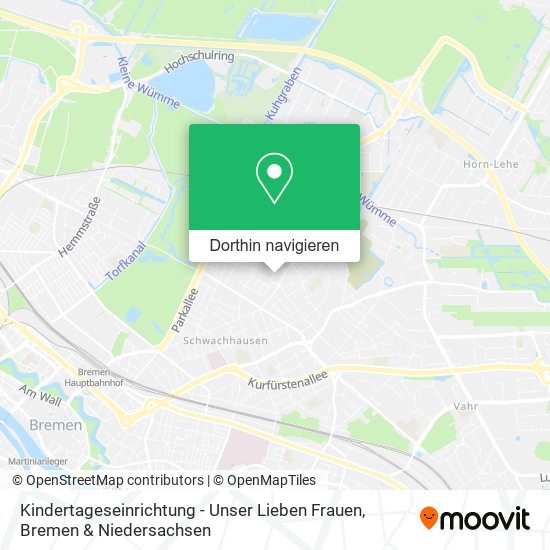 Kindertageseinrichtung - Unser Lieben Frauen Karte