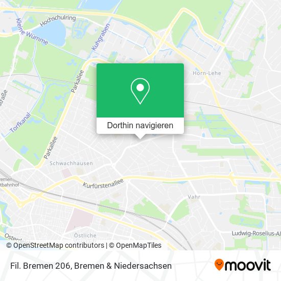 Fil. Bremen 206 Karte