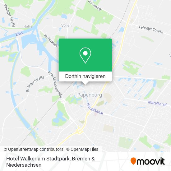 Hotel Walker am Stadtpark Karte