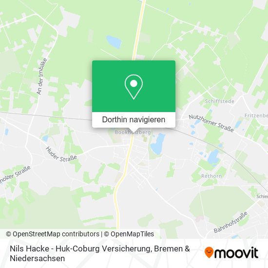 Nils Hacke - Huk-Coburg Versicherung Karte