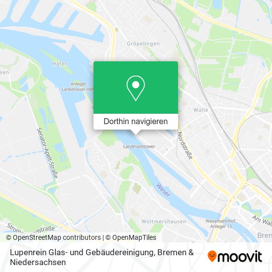 Lupenrein Glas- und Gebäudereinigung Karte