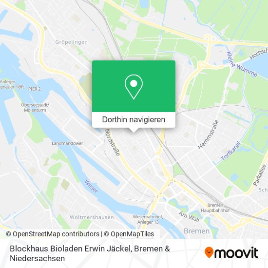 Blockhaus Bioladen Erwin Jäckel Karte