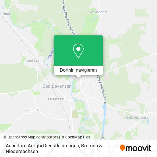 Annedore Arrighi Dienstleistungen Karte