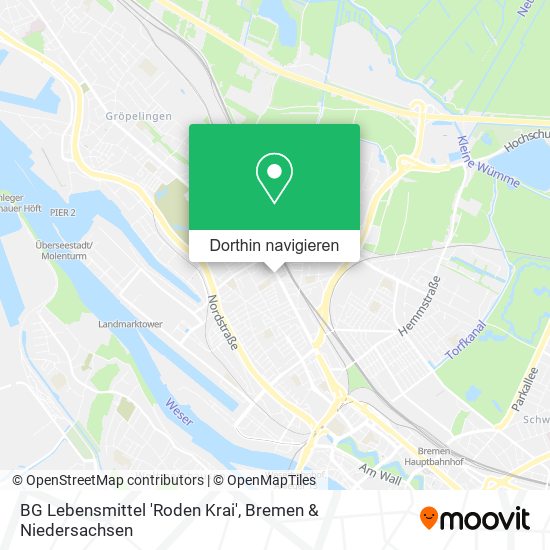 BG Lebensmittel 'Roden Krai' Karte