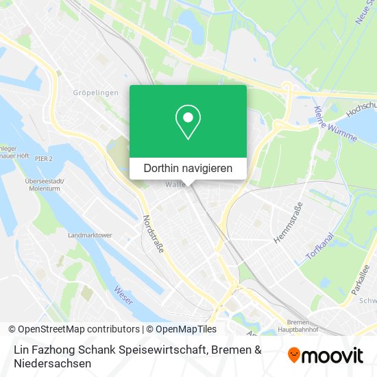 Lin Fazhong Schank Speisewirtschaft Karte