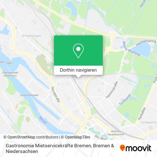Gastronomie Mietservicekräfte Bremen Karte