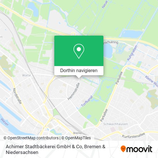 Achimer Stadtbäckerei GmbH & Co Karte