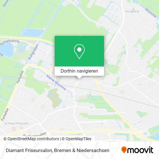 Diamant Friseursalon Karte