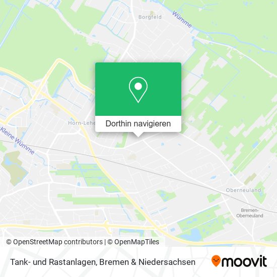 Tank- und Rastanlagen Karte