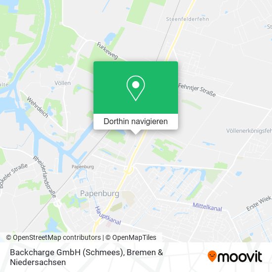 Backcharge GmbH (Schmees) Karte