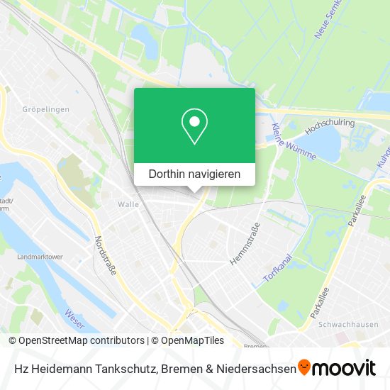Hz Heidemann Tankschutz Karte