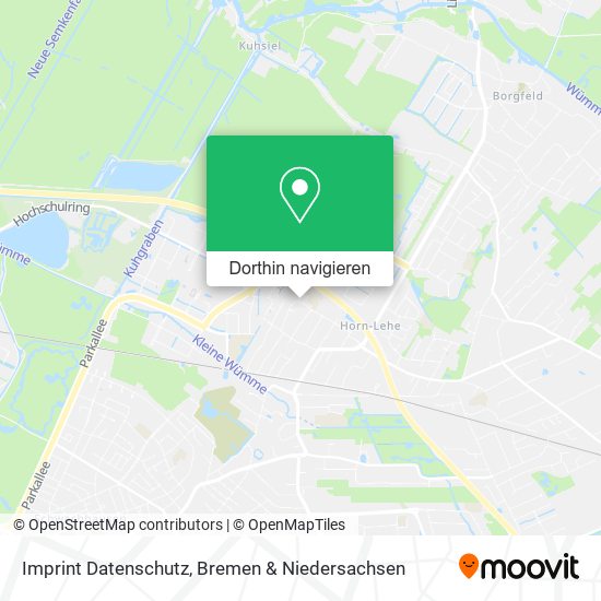 Imprint Datenschutz Karte
