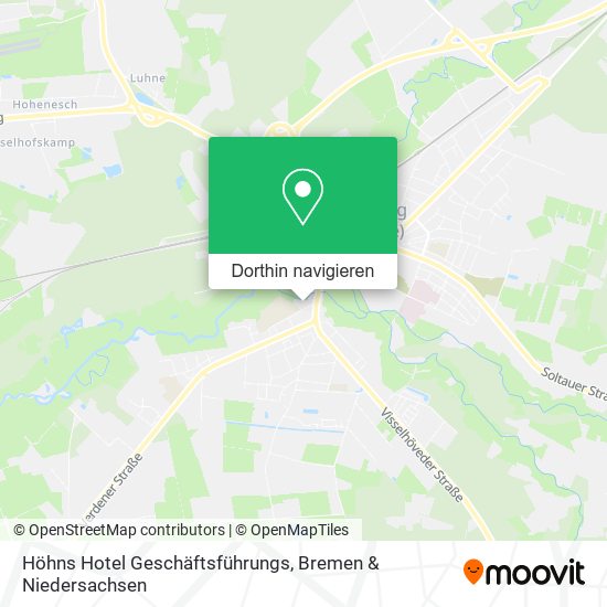 Höhns Hotel Geschäftsführungs Karte