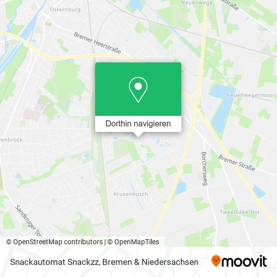 Snackautomat Snackzz Karte