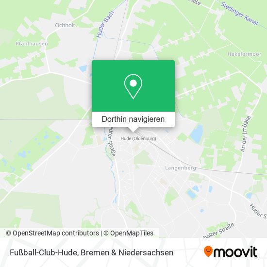 Fußball-Club-Hude Karte