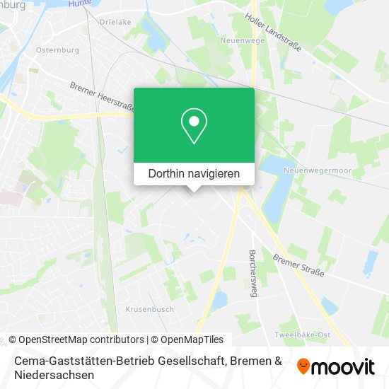 Cema-Gaststätten-Betrieb Gesellschaft Karte