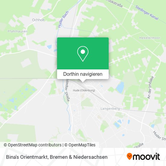 Bina's Orientmarkt Karte