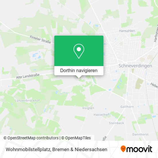 Wohnmobilstellplatz Karte