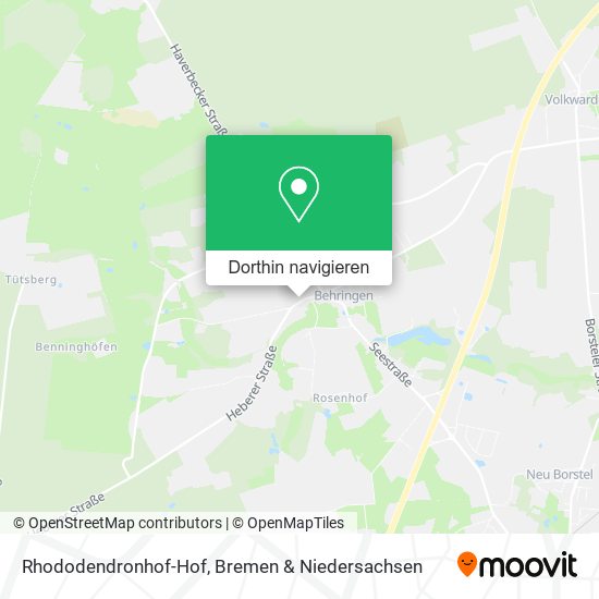 Rhododendronhof-Hof Karte