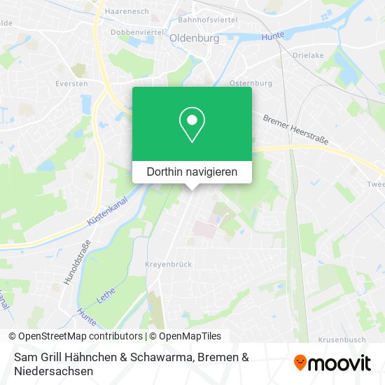 Sam Grill Hähnchen & Schawarma Karte