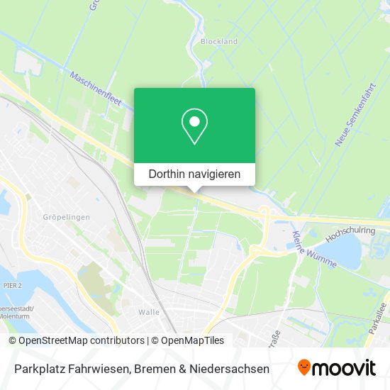 Parkplatz Fahrwiesen Karte