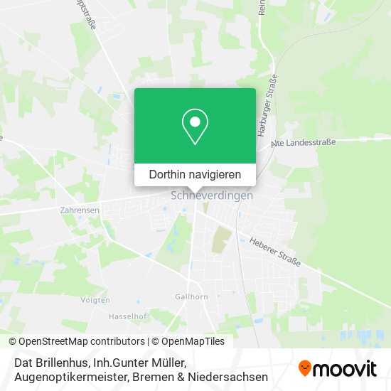 Dat Brillenhus, Inh.Gunter Müller, Augenoptikermeister Karte