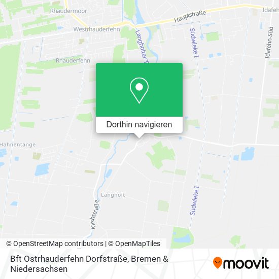 Bft Ostrhauderfehn Dorfstraße Karte